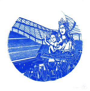Ferveur Marseillaise - 30x30cm