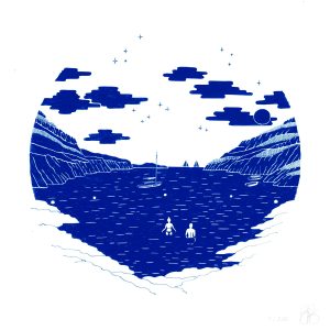 Sormiou - 30x30cm / SERIE DÉFINITIVEMENT ÉPUISÉE