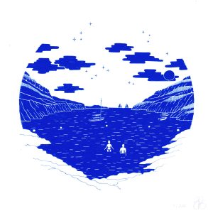 Sormiou - 30x30cm / SERIE DÉFINITIVEMENT ÉPUISÉE