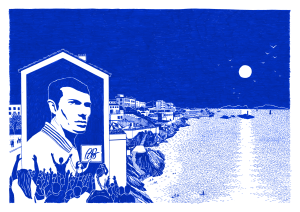 Zizou- 30x40cm - Fine Art - Bleu Outremer
